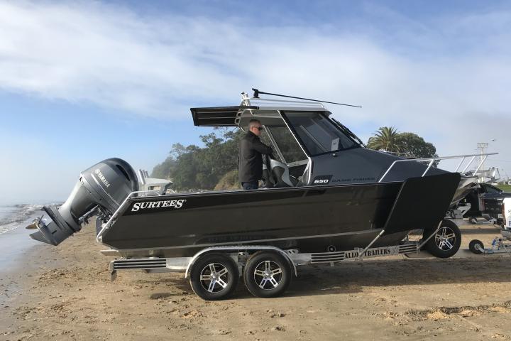 Surtees 650 Game Fisher - Best aluminium fishing trailer boat, New