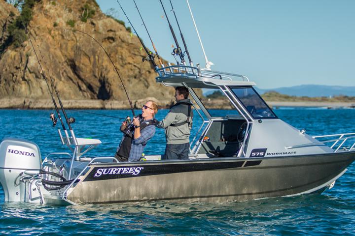 Surtees 575 Workmate Hardtop - Best aluminium fishing boat, New Zealand